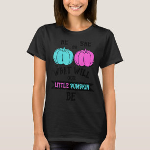 Er oder sie, was unser kleiner Kürbis Hallowee sei T-Shirt