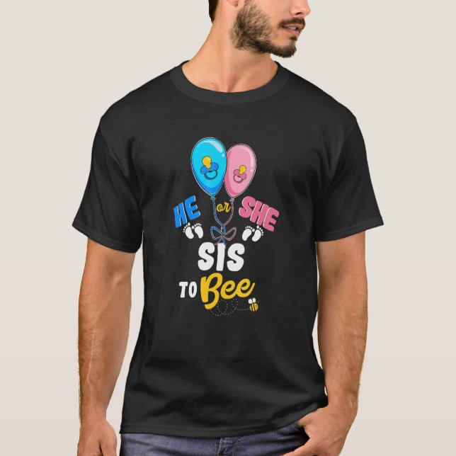 Er oder sie will die beste Schwester überhaupt sei T-Shirt (Vorderseite)