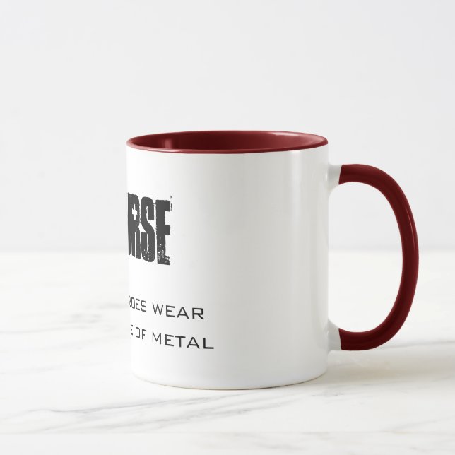 ER PFLEGEN, NICHT ALLE HELDER TRAGEN, DIE TASSE (Rechts)
