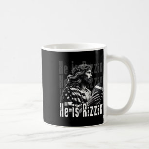 Er rätselt Jesus und spielt Footbyll Funny Sports Kaffeetasse