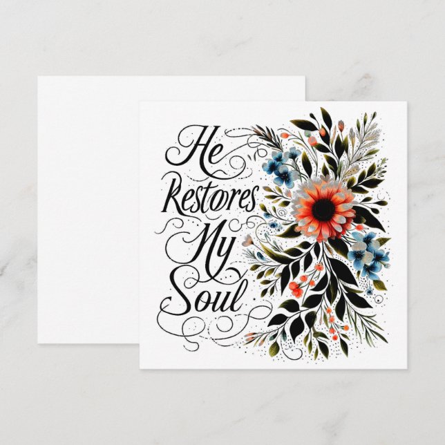 Er restauriert mein Soul Karte (Vorne/Hinten)