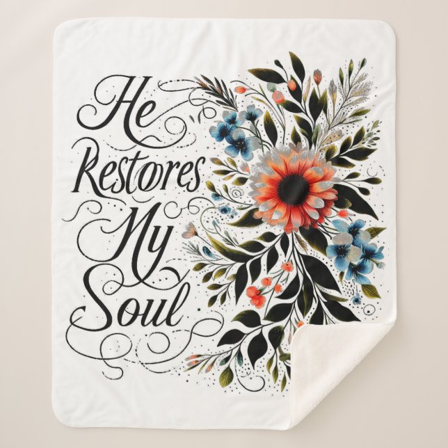 Er restauriert mein Soul Sherpadecke (Vorderseite)