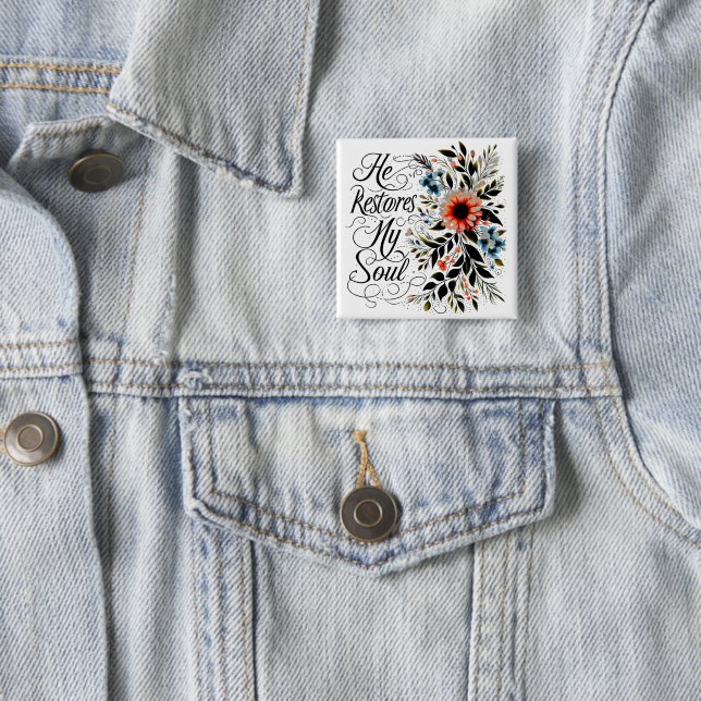 Er restauriert meine Blüte Button (Beispiel)