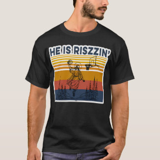 Er rizzin Ostern Jesus Basketball Christlich T-Shirt