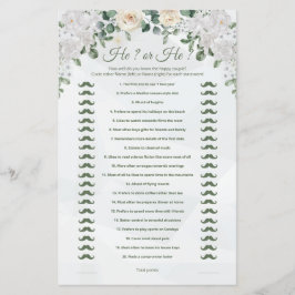 Er sagte, er sagte Niedliches Hochzeitsspiel druck