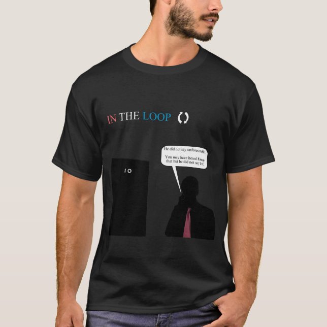Er sagte nicht unvorhersehbares T-Shirt (Vorderseite)