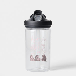 Er schickte die wilden Kerle ins Bett - Pink Trinkflasche