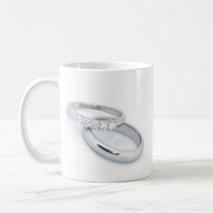 Er setzte einen Ring darauf/Save the Date Kaffeetasse
