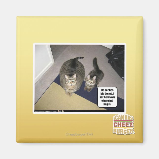 Er sezelt sich total auf. magnet (Vorne)