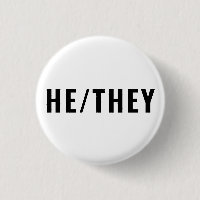 Er sie Geschlecht Pronouns schwarz-weiß einfach