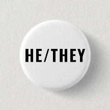 Er sie Geschlecht Pronouns schwarz-weiß einfach