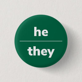 Er/sie Pronoun-Button, Taste 1¼ Zoll Button