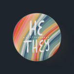 ER/SIE Pronouns farbenfrohe handgemachte Regenboge Button<br><div class="desc">Dekorieren Sie Ihr Outfit mit diesem coolen Kunstknopf. Macht ein großartiges Geschenk! Sie können ihn anpassen und auch Text hinzufügen. Karo in meinem Shop für viel mehr Farben und Muster! Lass mir Bescheid,  wenn du auch etwas Gewohntes willst.</div>