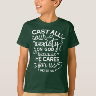 Er sorgt für dich – Ermutigendes christliches Zita T-Shirt
