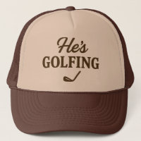 Er spielt Golf Lustiger Golfer MAMA Golfing Wochen