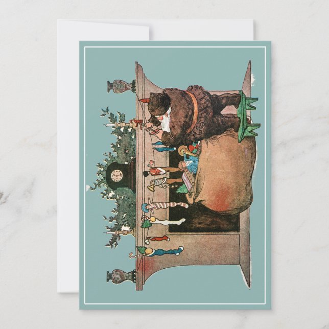 Er sprach kein Wort Feiertagskarte (Vorderseite)