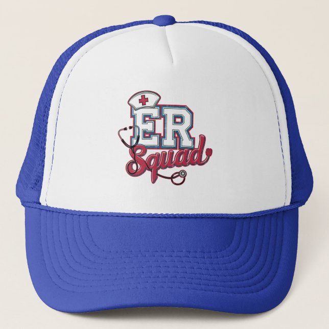 ER Squad Truckerkappe (Vorderseite)