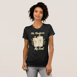 Er stellt mein Soul-Bibelangebot wieder her T-Shirt