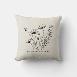 Er stellt mein Soul wieder Minimalistisch her Kissen