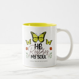 Er stellt meine Soul-Tasse wieder her Zweifarbige Tasse