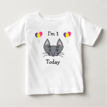 ęr T-shirt de chat d'anniversaire