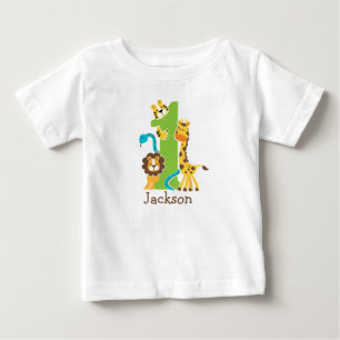 ęr T-shirt de jungle d'anniversaire