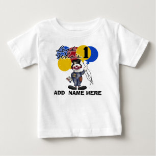 Ęr T-shirt personnalisé d'anniversaire de clown