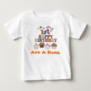 Ęr T-shirt personnalisé d'anniversaire de petits