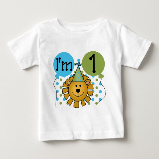 ęr T-shirts et cadeaux d'anniversaire de lion (Devant)