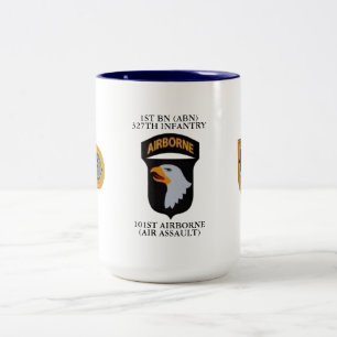 ęr TASSE AÉROPORTÉE de 327TH INFANTERIE de