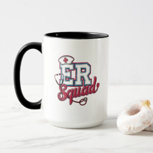 ER-Team, Notfallstation, Krankenpfleger-Shirt, Ges Tasse