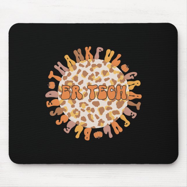 Er Tech Erntedankfest Notaufnahme Tech Er Tech  Mousepad (Vorne)