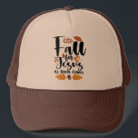Er Verlasse nie Erntedank Christus für Jesus herun Truckerkappe<br><div class="desc">Fall für Jesus,  Verlasse er nie Erntedank Christlich</div>