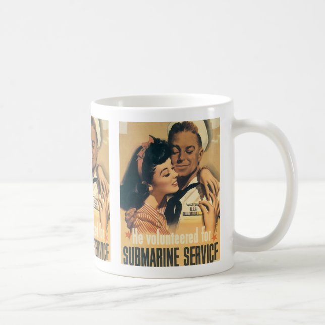 Er war für den U-Boot-Dienst Kaffeetasse (Rechts)