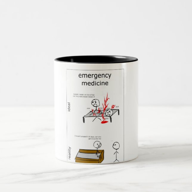 ER ZWEIFARBIGE TASSE (Mittel)