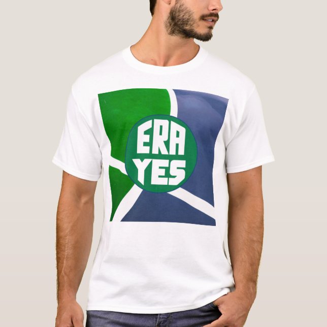 ERA Ja Abstrakter Design-T - Shirt (Vorderseite)