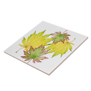 Érable japonais sur carreaux en céramique (2)