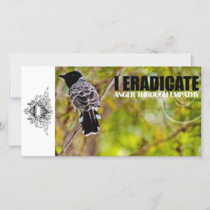 Éradiquer le Carte photo personnalisé de colère