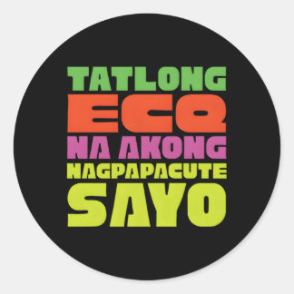 Eraserheads Song Ecq Edition Runder Aufkleber