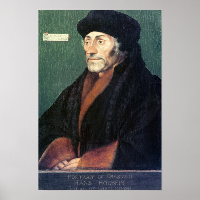 Erasmus von Rotterdam Poster (Vorne)
