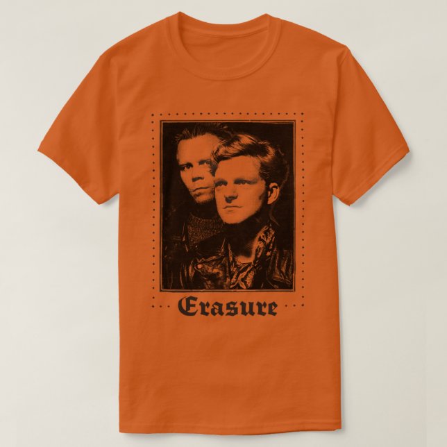 Erasure 80er Retro Design T-Shirt (Design vorne)