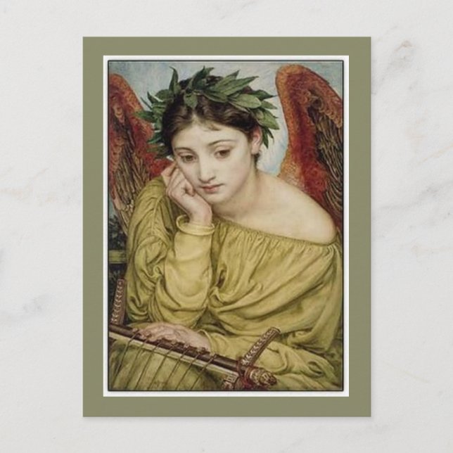 Erato, Muse of Lyric Poetry Postkarte (Vorderseite)