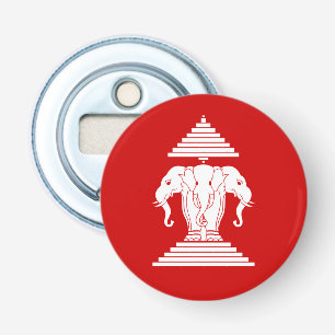 Erawan Three Headed Elephant Lao / Laos Flag Flaschenöffner