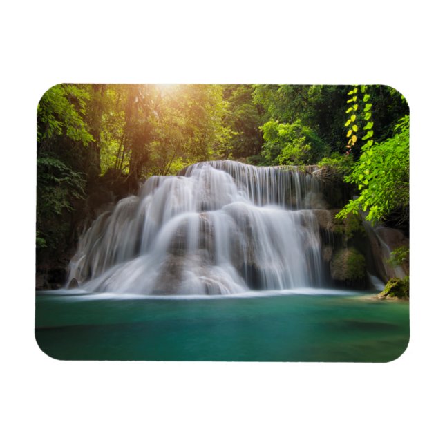 Erawan Waterfall | Kanjanaburi Thailand Magnet (Horizontal)