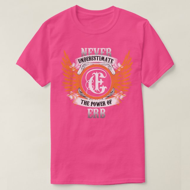 ERB Name Shirt unterschätzt nie den Power von (Design vorne)
