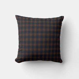 Erb-Plaid Burgunder-Tartan Luxus altes Geld Kissen