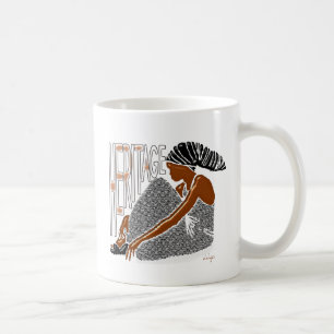 Erb-Reihe - afrikanische Frau in der Kaffeetasse