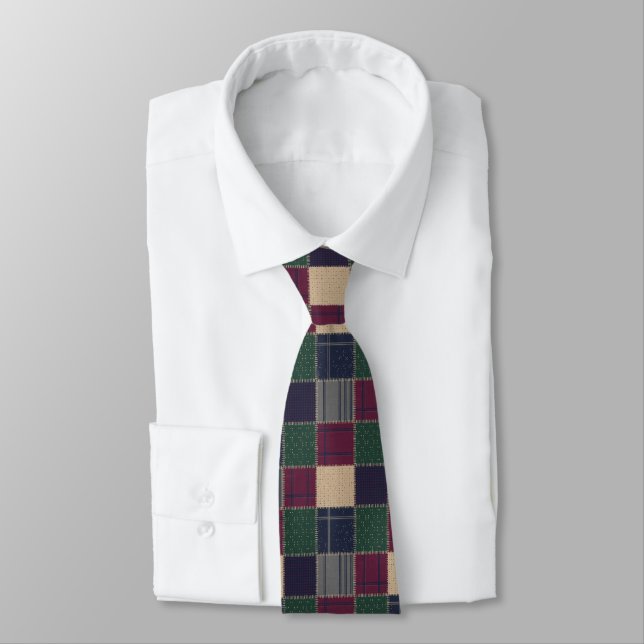 Erb-Tartan-Patchwork  Krawatte (Gebunden)