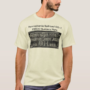 Erbauer-Platte Pennsylvania-Eisenbahn-GG-1 #4800 T-Shirt