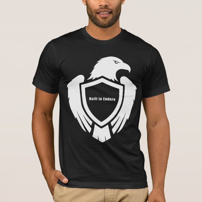 Erbaut auf Endure Eagle Symbol of Unyielding Inner T-Shirt (Vorderseite)